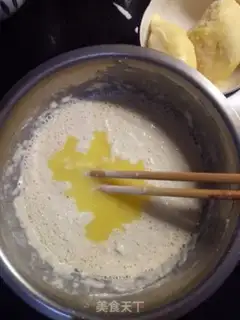 Make The durian cake step 2