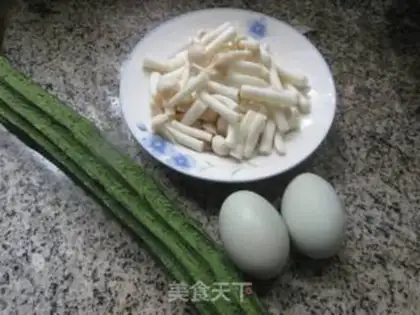 Make ♪ Seafood mushrooms and duck eggs for a pickle ♪ step 0