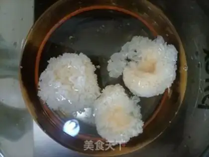 Make Honey silver ear soup step 0