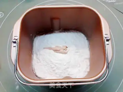 Make Raspberry jam bread step 1