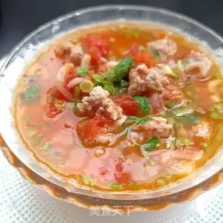Make Shrimp skinball tomato soup step 20