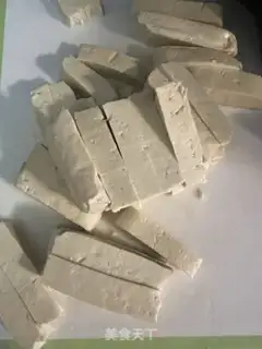 Make Ginger onion tofu step 2