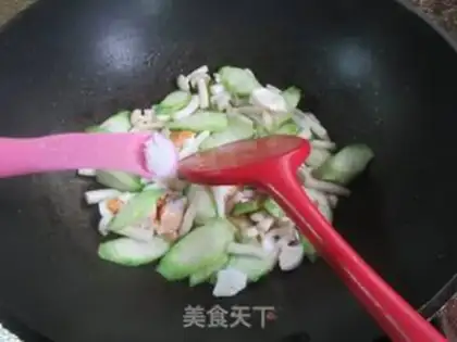 Make ♪ Seafood mushrooms and duck eggs for a pickle ♪ step 7