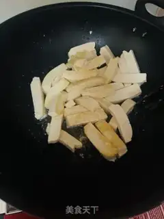 Make Ginger onion tofu step 4