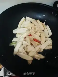 Make Ginger onion tofu step 5