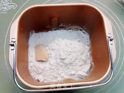 Make Naked wheat bread step 1