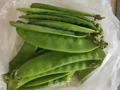 Make Carrot wood with Dutch beans step 0