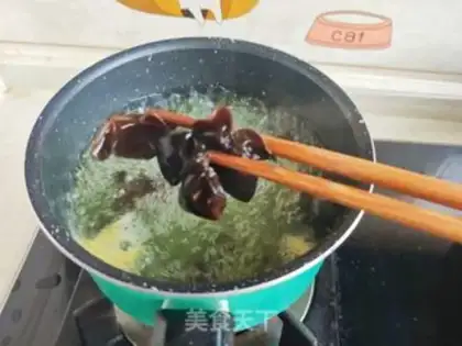 Make Carrot wood with Dutch beans step 3