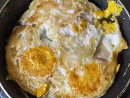 Make Fried omelet step 1