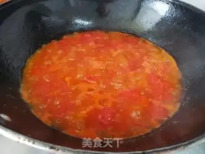 Make Tomato eggs for noodles step 4