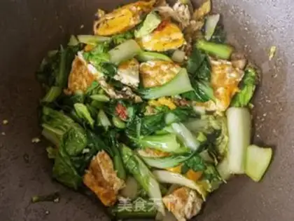 Make Fried omelet step 9