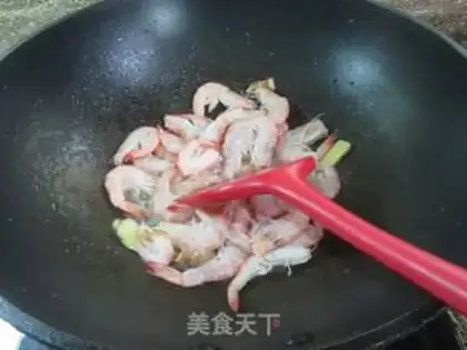 Make Garlic shrimp step 4