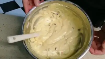 Make Cranberry white chocolate cake step 15