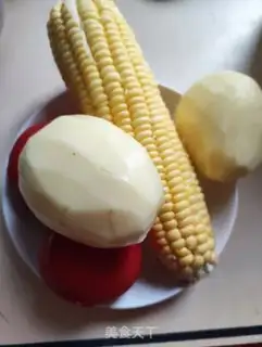 Make Tomato corn and potatoes step 0