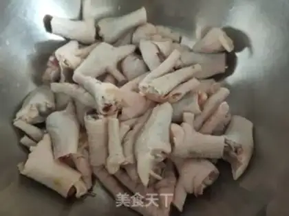 Make Sour lemon chicken claws step 1