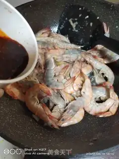 Make Red-fried prawn step 6