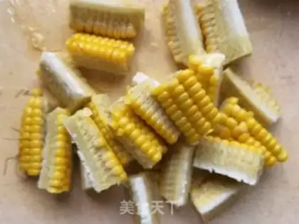 Make Spicy shrimp tails burning corn step 0
