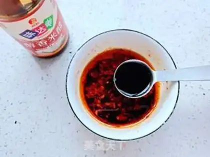 Make Soy sauce and noodles step 4
