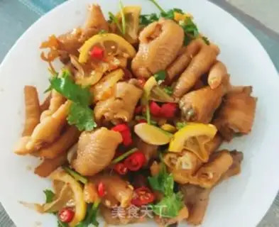 Make Sour lemon chicken claws step 16