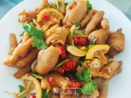 Make Sour lemon chicken claws step 17