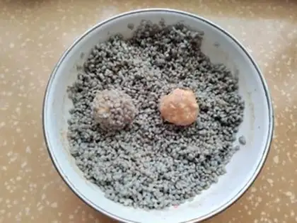 Make Potato pearls step 4