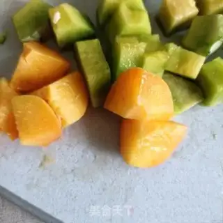 Make Sweet melon cherry yogurt bowl step 2
