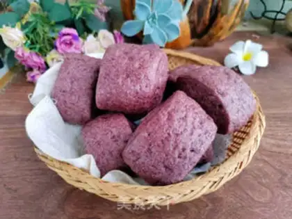 Make Black rice buns step 10