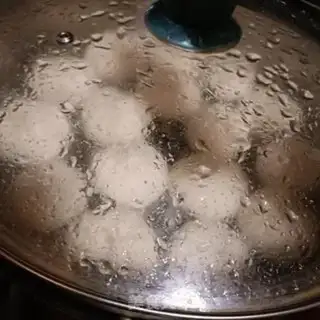 Make Meat buns step 18