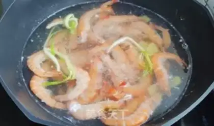 Make Shrimp with sauce step 1
