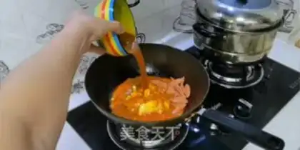 Make Tomato egg rice step 6
