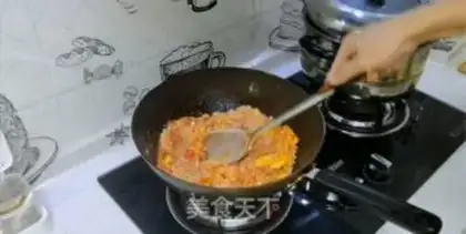 Make Tomato egg rice step 7