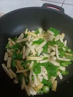 Make Pepper fried tofu step 6