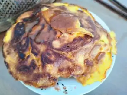 Make Egg bun step 3
