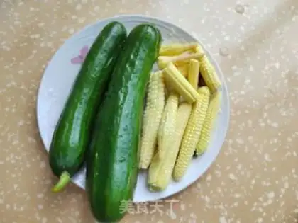 Make Corn cucumber step 0