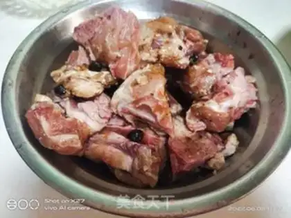 Make Bean evaporated ribs step 0