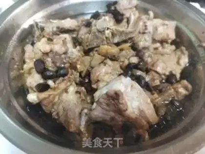 Make Bean evaporated ribs step 1
