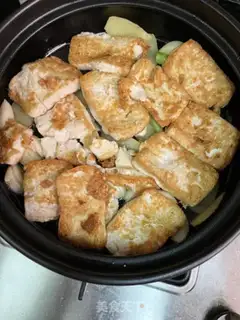 Make Tofu fish head step 7
