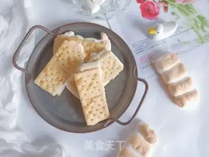 Make A marshmallow roast soda step 6