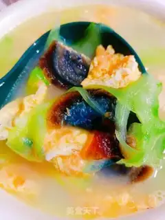Make Quaint cucumber egg soup step 7