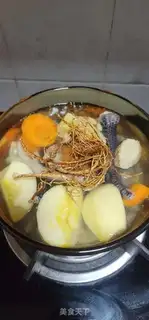 Make Apple carrot chicken foot soup step 6