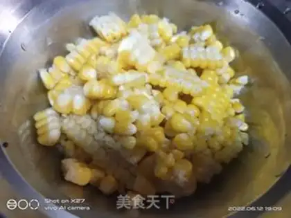 Make Corn melon step 0