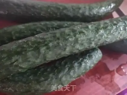 Make Cucumber egg dumplings step 1