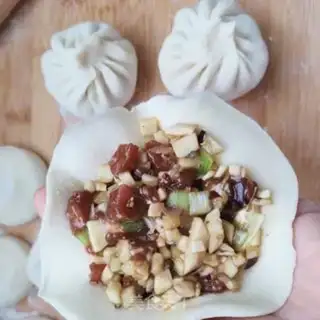 Make Cheese and pork buns step 9