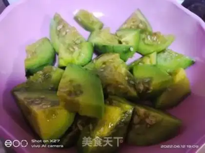 Make Corn melon step 1