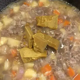 Make Curry beef rice step 11
