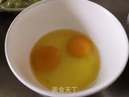 Make Potato egg soup step 1