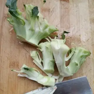 Make Spam and broccoli step 0