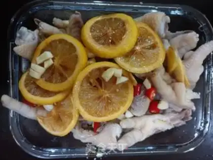 Make Lemon chicken claws step 5