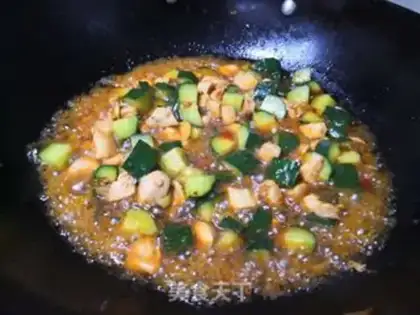 Make cucumber chicken step 9
