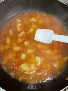 Make Tomato potato beef pan step 7